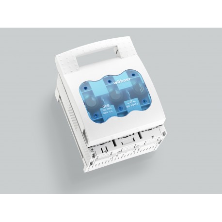 33600 - 33600 WÖHNER NH 1, 250A fuse disconnector, terminal, up/down connection, sist. 60 mm