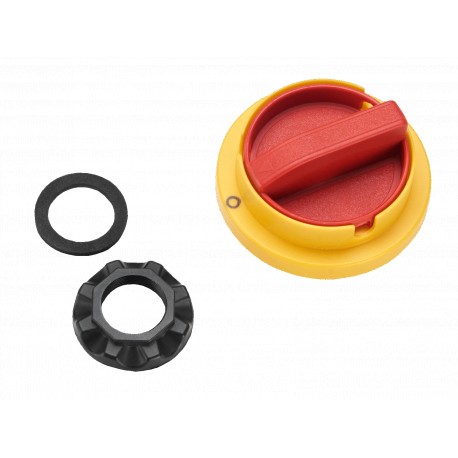 33666 - 33666 WÖHNER Rotary lever for door mount, tie/red shaftless, for SD1-3, SD1-4, SD2-3, SD2-4, SD3-3, SD3-4 se..