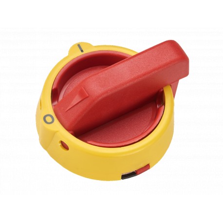 33670 - 33670 WÖHNER Rotary lever for door mount, tie/red shaftless, with unlock, for SD1-3, SD1-4, SD2-3, SD2-4, SD..