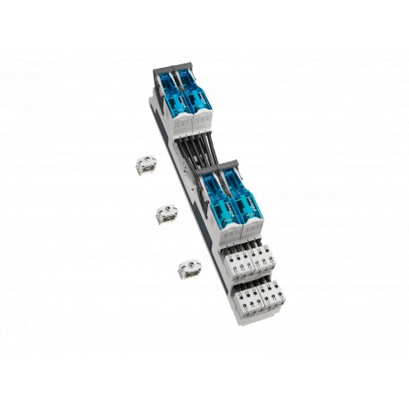 33777 - 33777 WÖHNER QUADRON 185Power, CrossBoard Basic System Adapter with 4xNH 000, 3p fuse disconnectors, connect..