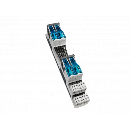 33778 - 33778 WÖHNER QUADRON 185Power, CrossBoard Basic System Adapter with 4xNH 000, 3p fuse disconnectors, connect..