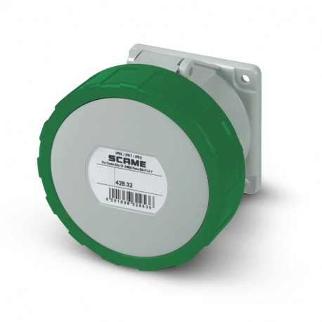 428.32631 - 428.32631 SCAME FLUSH-MNT.SOCKET 32A 2P+E 10h 50V
