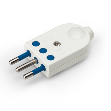 106.3002 - 106.3002 SCAME AERIAL PLUG 2P+T 10A WHITE