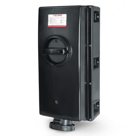 504.125872.RU - 504.125872.RU SCAME ENC BASE. MEC. 125A 3P+N+T 2h IP66 50V