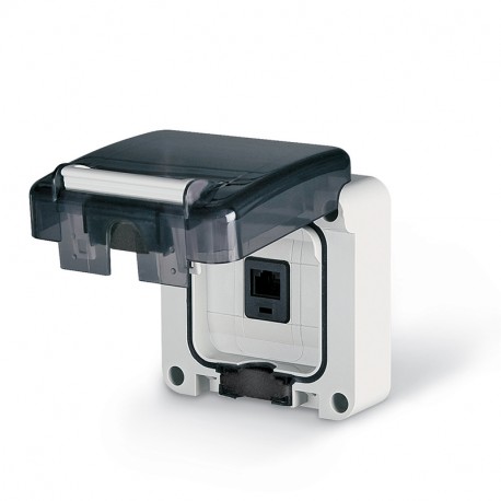 137.4481.60 - 137.4481.60 SCAME RJ45 RECESSED SOCKET M95(95x95mm)