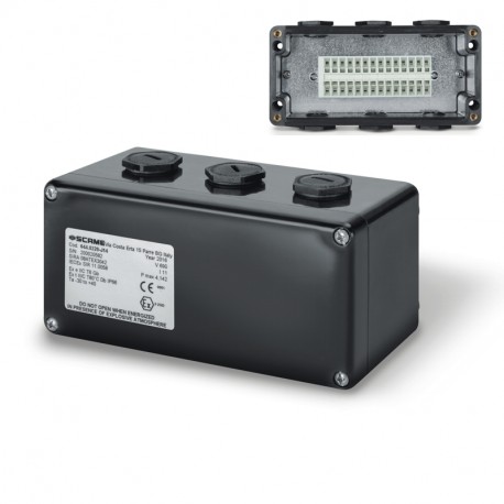 644.0220-J14.RU - 644.0220-J14.RU SCAME WALL BOX 160x75x75mm IP66 APPARATUS