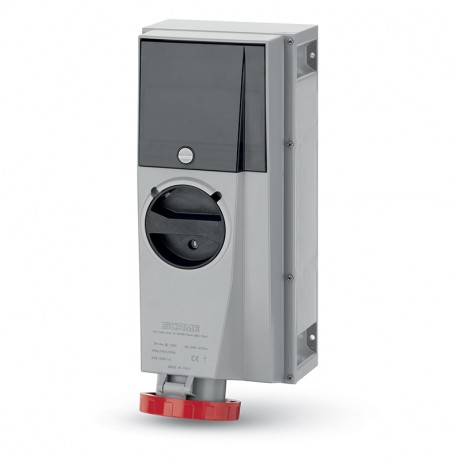 548.12586-D - 548.12586-D SCAME INTERLOCKED SOCKET 3P+E IP67 125A 6h DIN