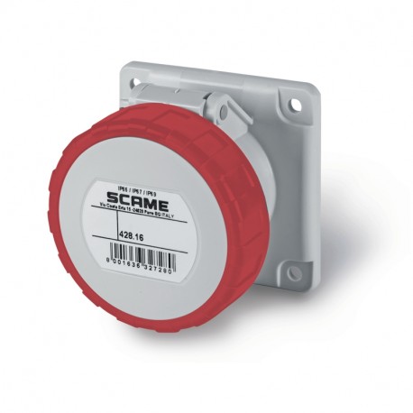 428.16674 - 428.16674 SCAME FLUSH MOUNTING SOCKET IP66/IP67 3P+N+E 1