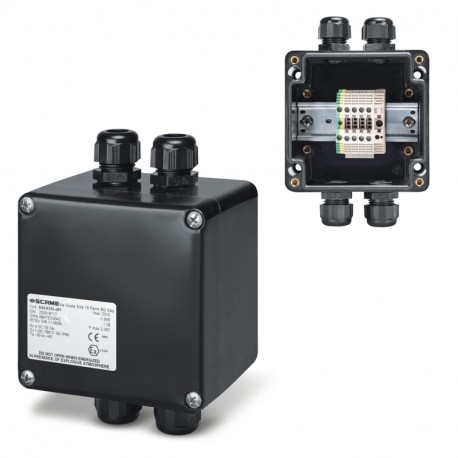 644.0345-J01.RU - 644.0345-J01.RU SCAME WALL BOX 122x120x90mm IP66 APPARATUS