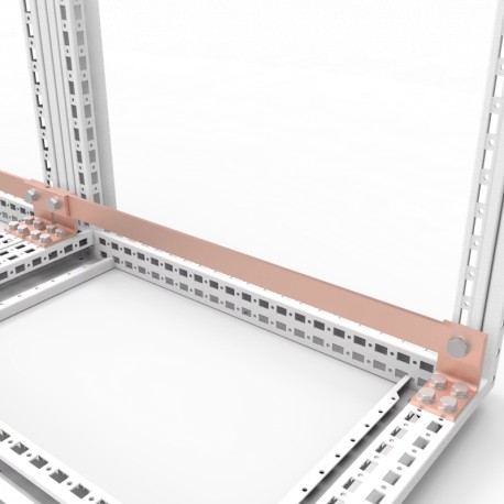 ECB083010 - ECB083010 ELDON Bar Cu ground 30x10, copper Bar for grounding. Pack of 2 units.