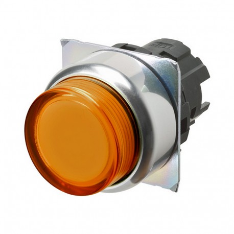 A22NZ-RPA-TOA - A22NZ-RPA-TOA 688769 OMRON Operation unit, Round projection type, Orange, Transparent, Brushed metal (Round)..