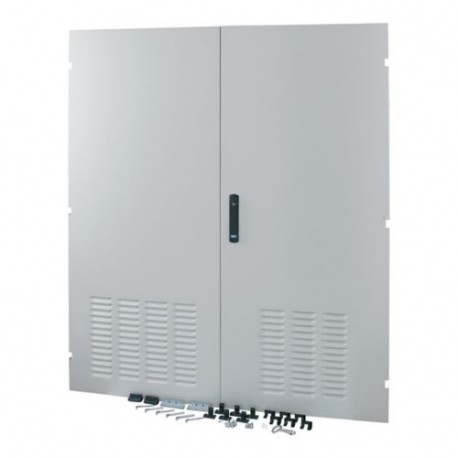 XLSD4D1612 - XLSD4D1612 196075 Y7-196075 EATON ELECTRIC door, ventilated IP42, 2 wings, HxW 1600 x 1200mm, grey