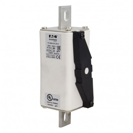 FUSE 250A 1500V 2XL PV - FUSE 250A 1500V 2XL PV PV-250A-2XL-B-15 EATON ELECTRIC FUSE 250A 1500V 2XL PV