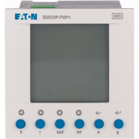 EMC3P-P2P1 - EMC3P-P2P1 EATON ELECTRIC Meter, 3P, Panel, ModB, PP CT, MID