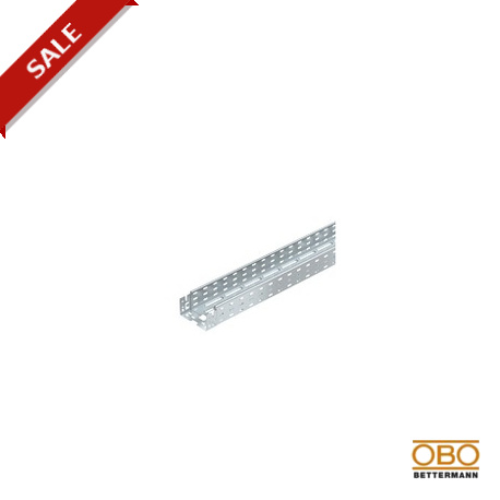 MKSM 815 FS - MKSM 815 FS 6059082 OBO BETTERMANN Cable tray MKSM perforated with quick connector, 85x150x3050, Strip-galva..