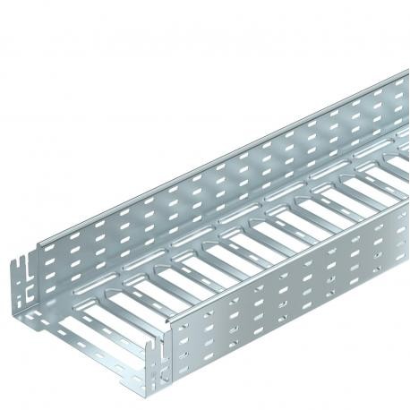 MKSM 130 FS - MKSM 130 FS 6059162 OBO BETTERMANN Cable tray MKSM perforated with quick connector, 110x300x3050, Strip-galv..