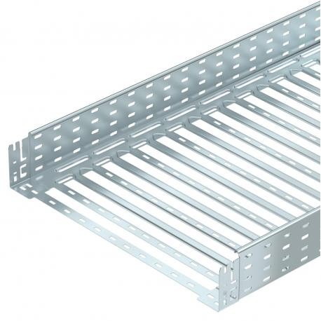 MKSM 160 FS - MKSM 160 FS 6059168 OBO BETTERMANN Cable tray MKSM perforated with quick connector, 110x600x3050, Strip-galv..
