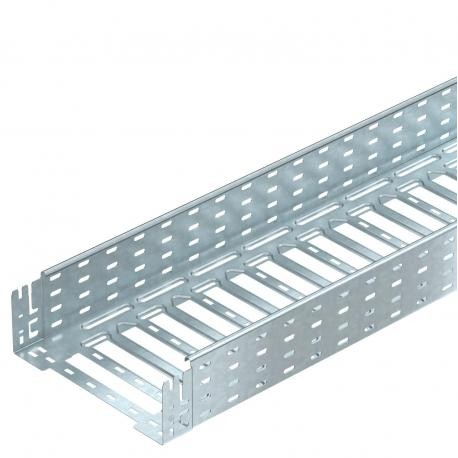 MKSM 130 FT - MKSM 130 FT 6059179 OBO BETTERMANN Cable tray MKSM perforated with quick connector, 110x300x3050, Hot-dip ga..