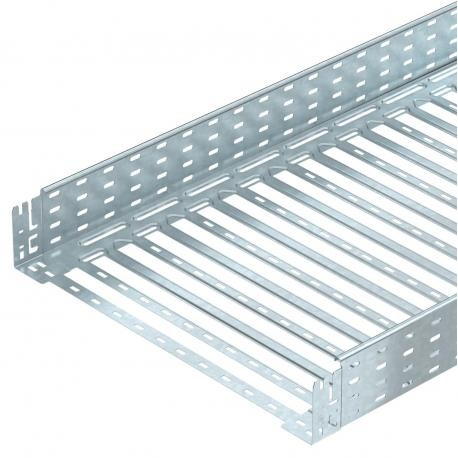 MKSM 160 FT - MKSM 160 FT 6059185 OBO BETTERMANN Cable tray MKSM perforated with quick connector, 110x600x3050, Hot-dip ga..