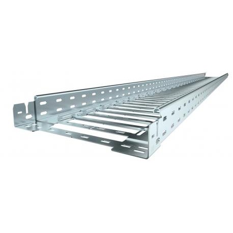 SKSM 610 FS - SKSM 610 FS 6059456 OBO BETTERMANN Cable tray SKSM perforated with quick connector, 60x100x3050, Strip-galva..