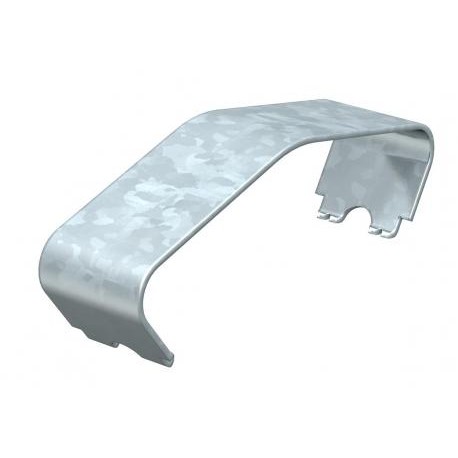 DKL 60 A2 - DKL 60 VA4310 6065538 OBO BETTERMANN Cover clamp for slant height 60 mm, Stainless steel, grade 301, VA, 1.4..