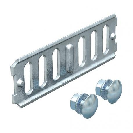 RLVK 35 FS - RLVK 35 FS 6067085 OBO BETTERMANN Straight connector for cable tray, 35x100, Strip-galvanised, DIN EN 10147,..