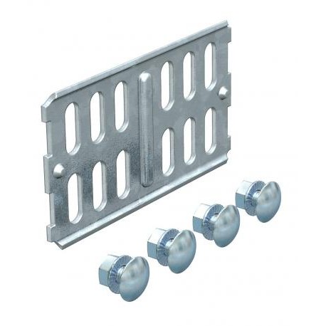 RLVK 60 FS - RLVK 60 FS 6067093 OBO BETTERMANN Straight connector for cable tray, 60x100, Strip-galvanised, DIN EN 10147,..