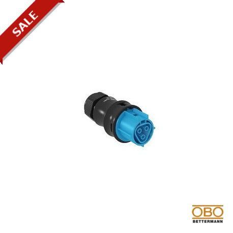 SVLB RST20i3 BL - SVLB RST20i3 BL 6069787 OBO BETTERMANN Plug connector for cable socket section, blue, L 82, Light blue, 5012..