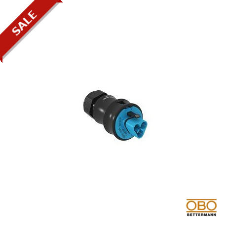 SVLS RST20i3 BL - SVLS RST20i3 BL 6069789 OBO BETTERMANN Plug connector for cable connector, blue, L 79, Light blue, 5012, Pol..