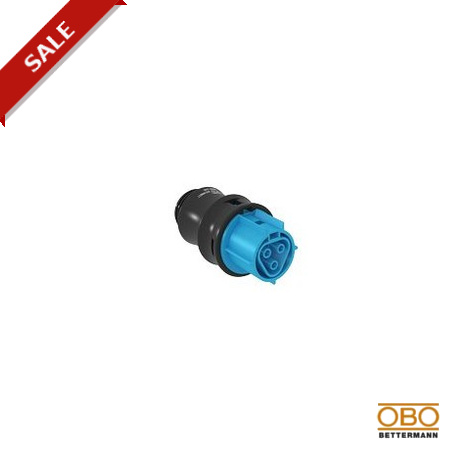 GABI RST20i3 BL - GABI RST20i3 BL 6069795 OBO BETTERMANN Device connection M20 interior socket section, blue, L 68, Light blue..