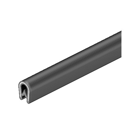 KSB 4 PVC - KSB 4 PVC 6072895 OBO BETTERMANN Edge protection strip for plates, Black, Polyvinylchloride, PVC