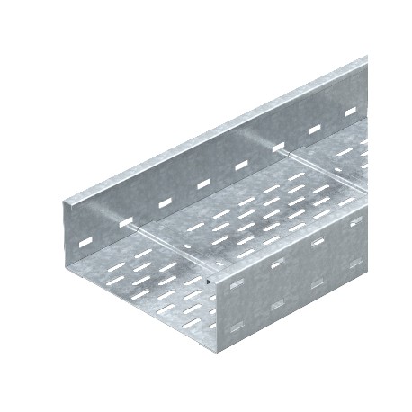 WKSG 160 FS - WKSG 160 FS 6098127 OBO BETTERMANN Wide clamping cable duct perforated, floor beaded, 110x600x6000, Strip-ga..