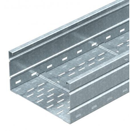 WKSG 162 FS - WKSG 162 FS 6098501 OBO BETTERMANN Wide clamping cable duct perforated, floor beaded, 160x200x6000, Strip-ga..