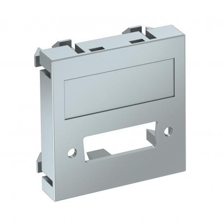 MTG-DV O AL1 - MTG-DV O AL1 6104784 OBO BETTERMANN Multimedia support, DVI without connection socket, 45x45mm, Aluminium pa..