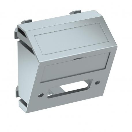 MTS-DV O AL1 - MTS-DV O AL1 6104796 OBO BETTERMANN Multimedia support, DVI without connection socket, 45x45mm, Aluminium pa..