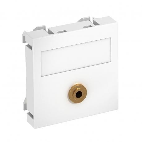 MTG-MK L RW1 - MTG-MK L RW1 6104946 OBO BETTERMANN Multimedia support, audio jack 1xsocket with sold. connection, 45x45mm, ..