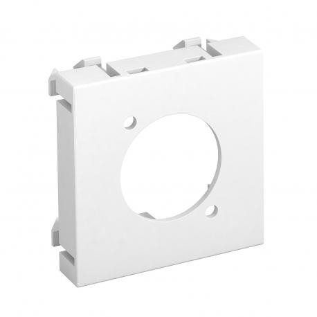 MTG-X O RW1 - MTG-X O RW1 6105234 OBO BETTERMANN Multimedia support, XLR without connection socket, 45x45mm, Pure white, 9..