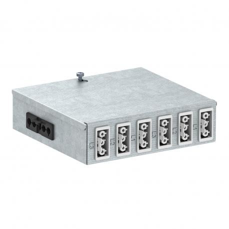 UVS-6W2SA - UVS-6W2SA 6108014 OBO BETTERMANN Underfloor distributor with plug connection, 160x150x48, Steel, St