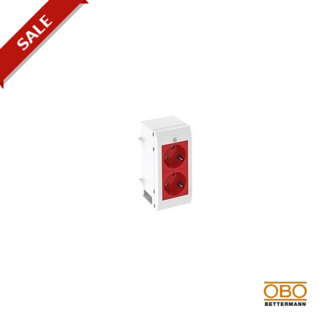 WGM-K1R RW - WGM-K1R RW 6109920 OBO BETTERMANN Modal net complete unit extension module, single, 63x130x64mm, Pure white,..