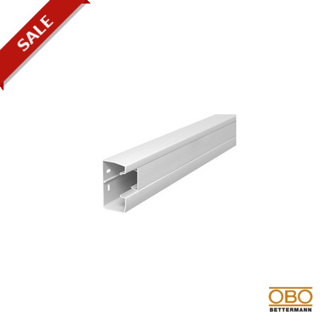 GEK-K53100 - GEK-K53100 6116027 OBO BETTERMANN Device installation trunking Rapid 45, 53x100x2000, Pure white, 9010, Poly..