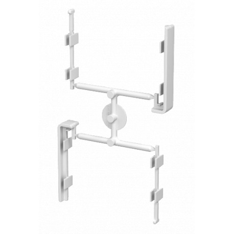 GEK-KS45-3 - GEK-KS45-3 6116163 OBO BETTERMANN Joint cover for GEK-K53160-3, 3-compart., Pure white, 9010, Polyvinylchlor..