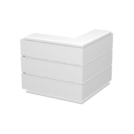 GEK-KAS53160-3 - GEK-KAS53160-3 6116263 OBO BETTERMANN External corner rigid form, 53x160mm, Pure white, 9010, Polyvinylchlor..