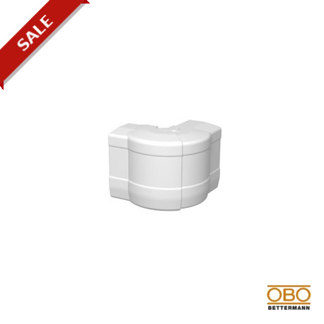 GEK-KA53100 - GEK-KA53100 6116264 OBO BETTERMANN External corner variable, 53x100mm, Pure white, 9010, Polyvinylchloride, ..