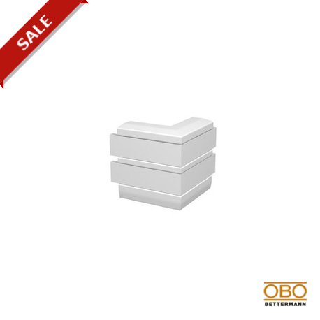 GEK-KAS53160 - GEK-KAS53160 6116294 OBO BETTERMANN External corner rigid form, 53x160mm, Pure white, 9010, Polyvinylchlorid..