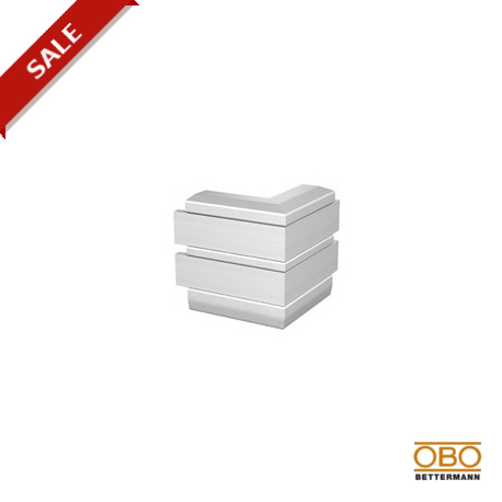 GEK-AA53160 - GEK-AA53160 6116647 OBO BETTERMANN External corner rigid form, 53x160mm, Aluminium, Anodised, Aluminium, Alu