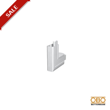 GEK-AFS53100 - GEK-AFS53100 6116668 OBO BETTERMANN Flat angle rising, 53x100mm, Aluminium, Anodised, Aluminium, Alu