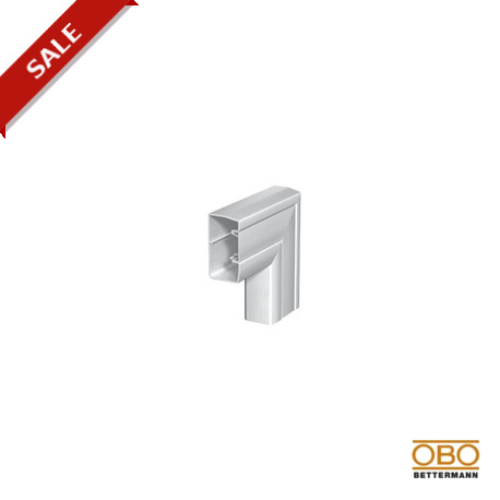 GEK-AFF53100 - GEK-AFF53100 6116709 OBO BETTERMANN Flat angle falling, 53x100mm, Aluminium, Anodised, Aluminium, Alu