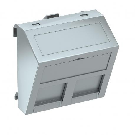 DTS-2B AL1 - DTS-2B AL1 6119248 OBO BETTERMANN Data technology support f. 2 connection modules type B, 45x45mm, Aluminium..