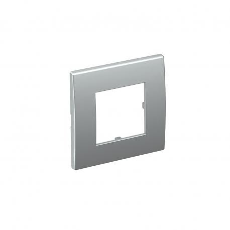 AR45-F1 AL - AR45-F1 AL 6119326 OBO BETTERMANN Cover frame for single Modul 45, 84x84mm, Aluminium painted, Polycarbonate..