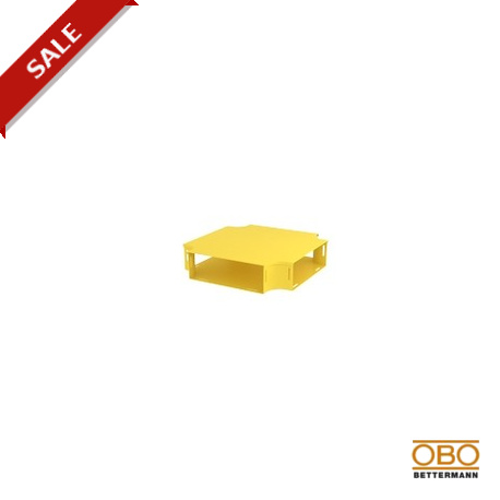 LD 300100HCC - LD 300100HCC 6149418 OBO BETTERMANN Intersection, horizontal with cover, 300x100, Yellow, Polyphenylene oxid..